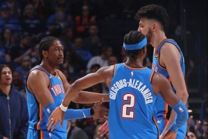 NBA杯1/4決賽！雷霆vs太陽(yáng)首發(fā)：SGA/華萊士/多特/杰倫威/切特