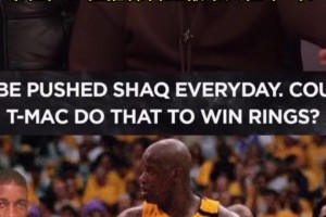 麥迪說(shuō)替代科比同樣三連冠！泰倫盧：他能像科比鞭策奧尼爾嗎？