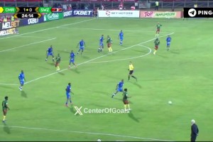 世預賽非洲區(qū)，姆貝莫助攻隊友助攻一球