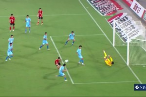 打破僵局！淮安隊通過角球改寫比分