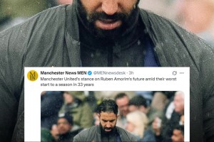 不下課！曼晚：阿莫林帥位無實質(zhì)性威脅，這“令人不可思議”