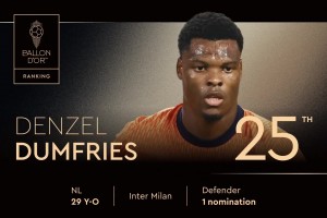 2025年金球獎排名第25位！ 丹澤爾-鄧弗里斯