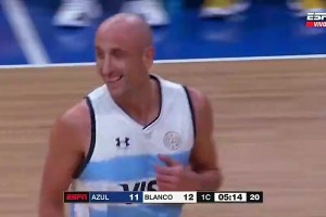 潘帕斯禿鷲??47歲吉諾比利在阿根廷比賽中還能輕松扣籃??！