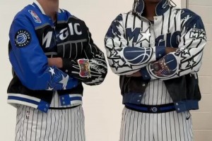 很酷??！魔術(shù)的媒體日 小瓦格納和班凱羅穿夾克拍定妝照~