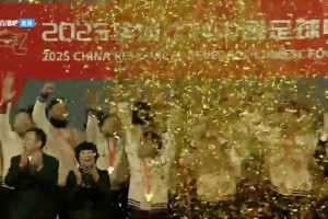 捧杯時(shí)刻??！遼寧鐵人眾將舉起中甲冠軍金杯慶祝奪冠+沖超