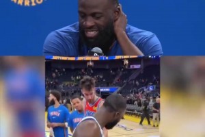 原來追夢兒子還是切特的粉絲，昨日雷勇賽后，跑去和切特見面