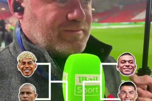 大羅力壓梅西和內(nèi)馬爾！魯尼：大羅是有史以來最好的金童！