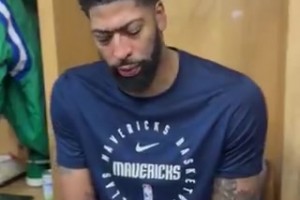 明天背靠背打火箭！濃眉賽后表示：我的膝蓋沒事~