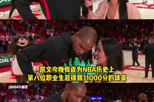 在兒時你相信自己能達成31000分里程碑嗎？杜蘭特：那當(dāng)然了！