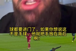 國米博主怒斥范戴克手球未判點(diǎn)：這是什么合理姿勢，球都要進(jìn)門了
