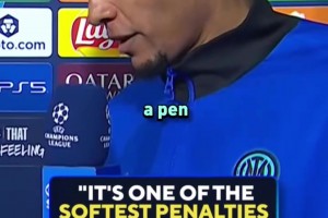 阿坎吉談維爾茨造點(diǎn)：對我來說這絕對不是點(diǎn)球，慢放會放大嚴(yán)重性